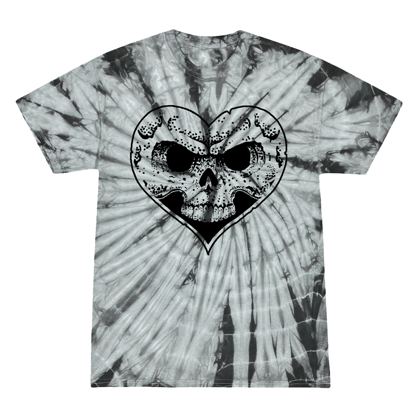 Heartskull Tie-Dye T-Shirt
