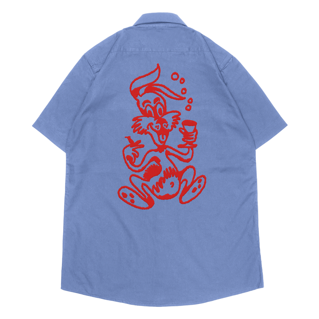 Gas Station Button-Up T-Shirt