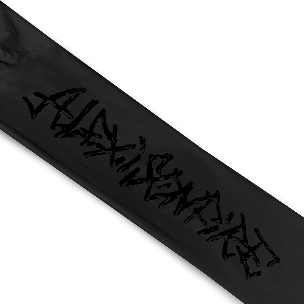 Black-on-Black Anime Knife Fight Longsleeve T-Shirt