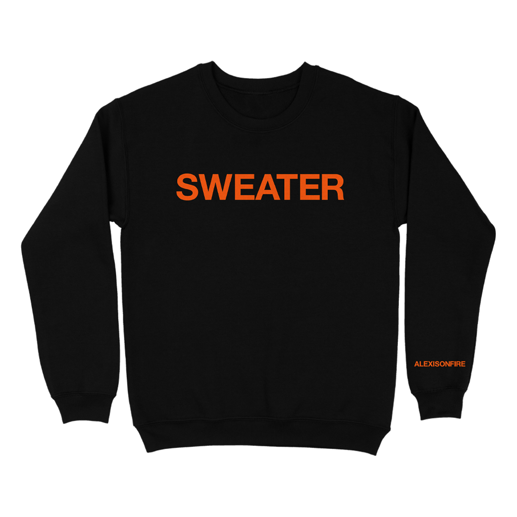 Orange "Sweater" Crewneck
